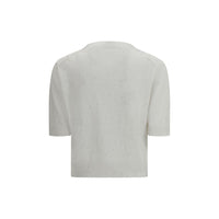 Brunello Cucinelli White Cotton Sweatshirt
