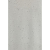 Brunello Cucinelli White Cotton Sweatshirt