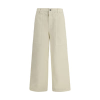 Moncler Beige Cotton Casual Pants