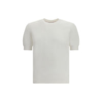 Brunello Cucinelli White Cotton T-Shirt