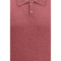 Brunello Cucinelli Multicolor Linen Polo Shirt