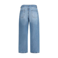 Jacquemus Blue Polyester Jeans Denim