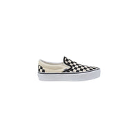 Vans White Fabric Platform Sneakers
