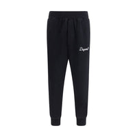 Dsquared² Black Cotton Joggers (Workout Pants)