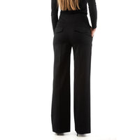 Moschino Black Polyester Casual Pants