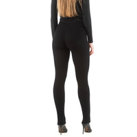 Moschino Black Viscose Skinny Pants