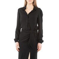 Moschino Black Marabou Casual Dress