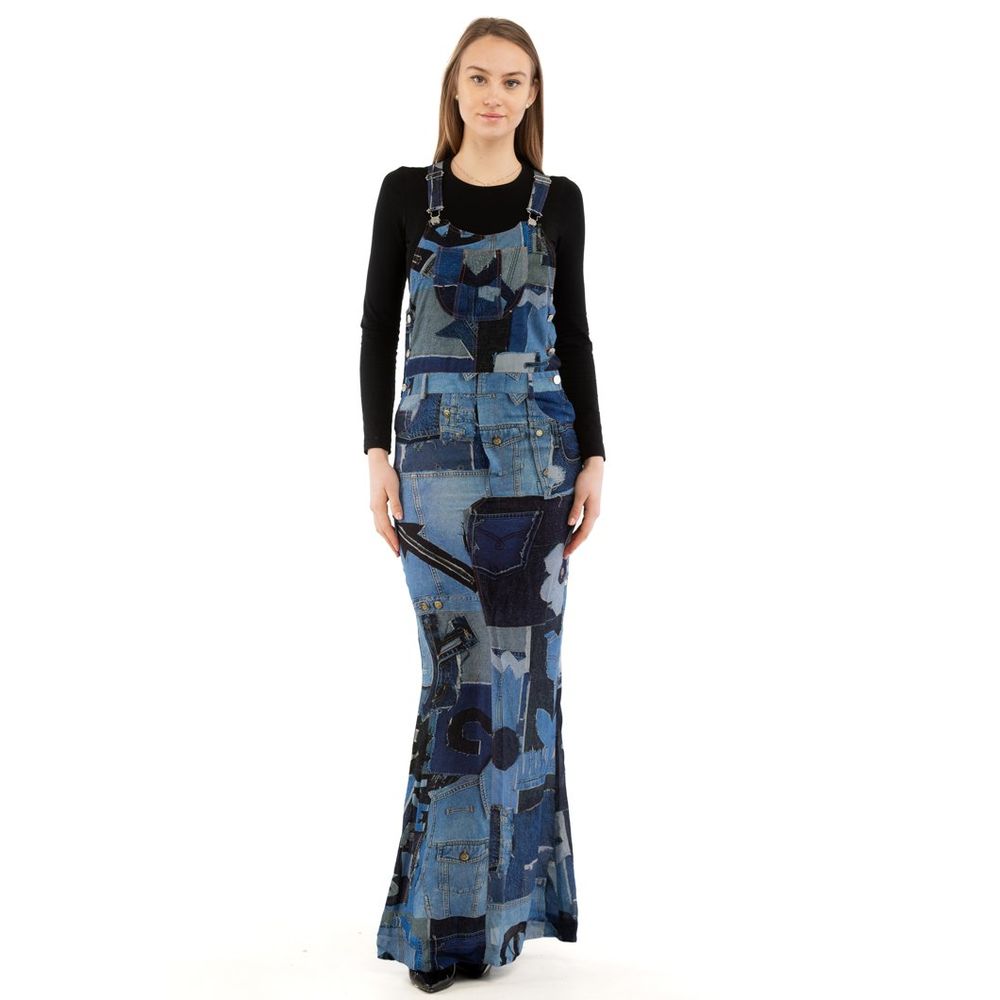 Moschino Multicolor Viscose Jumpsuit