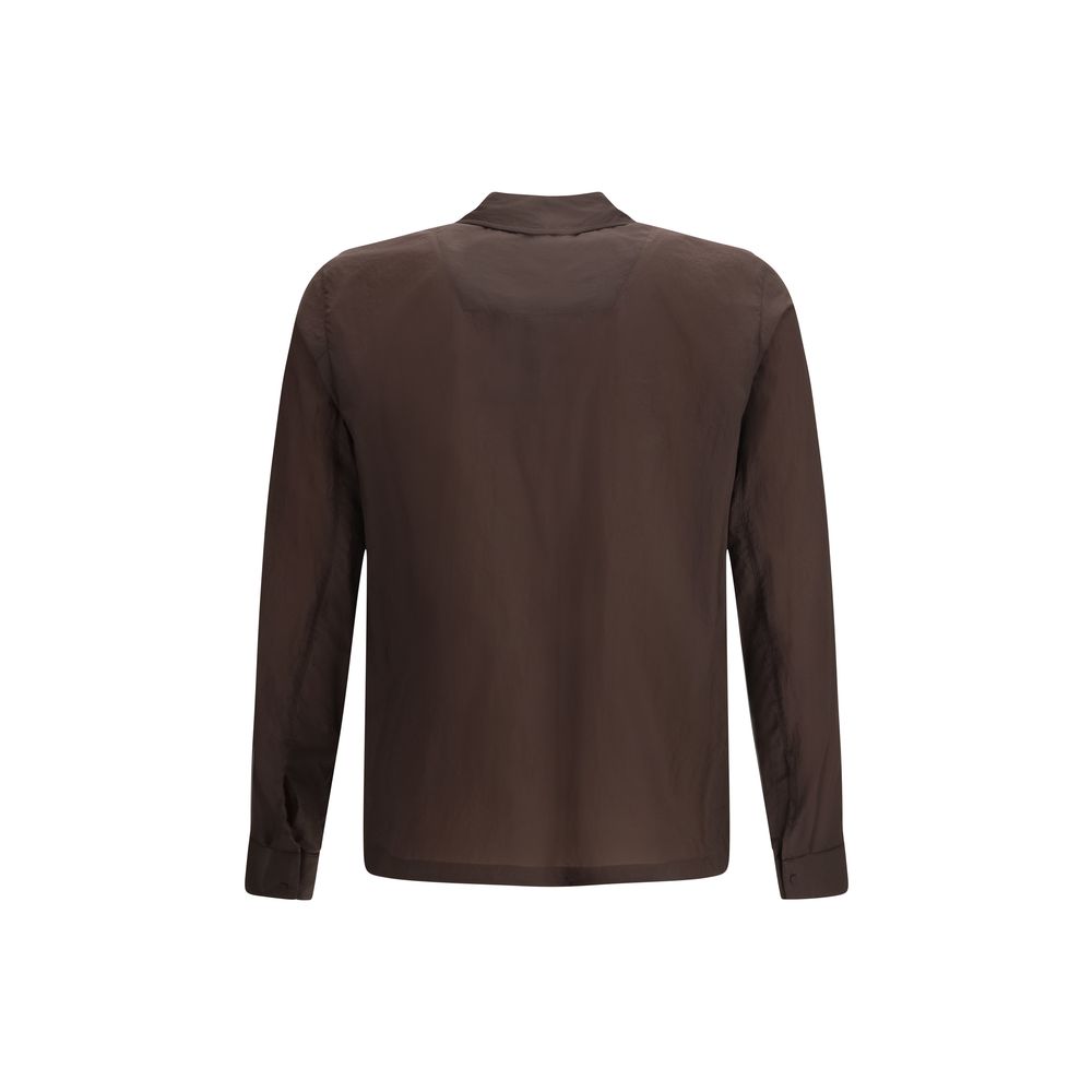 Herno Brown Polyamide Dress Shirt