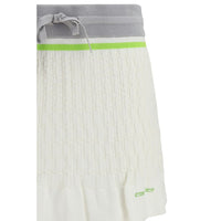 Casablanca White Cotton Mini Skirt