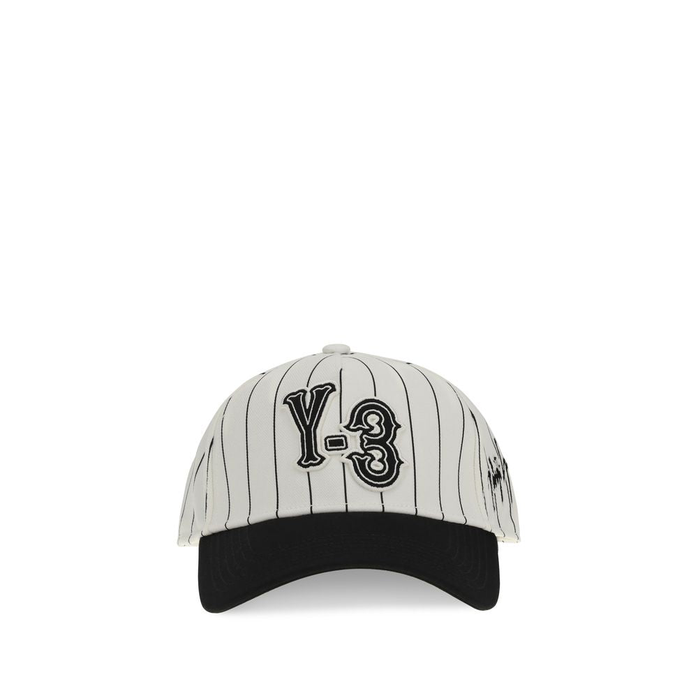 Y-3 White Polyester Cap (Baseball Hat)