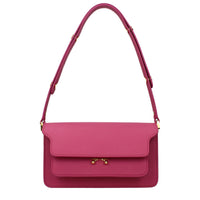 Marni Pink Leather Shoulder Bag