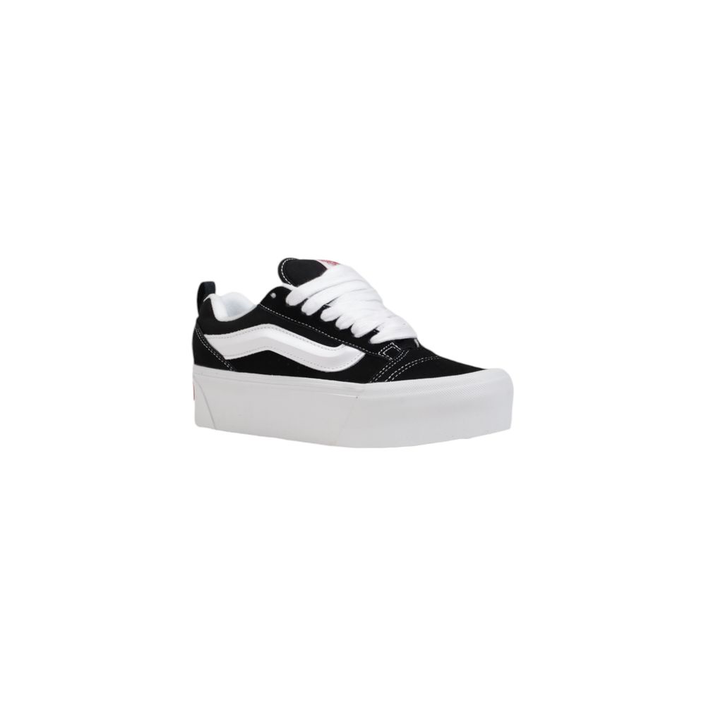Vans Black And White Suede Leather Chunky Sneakers