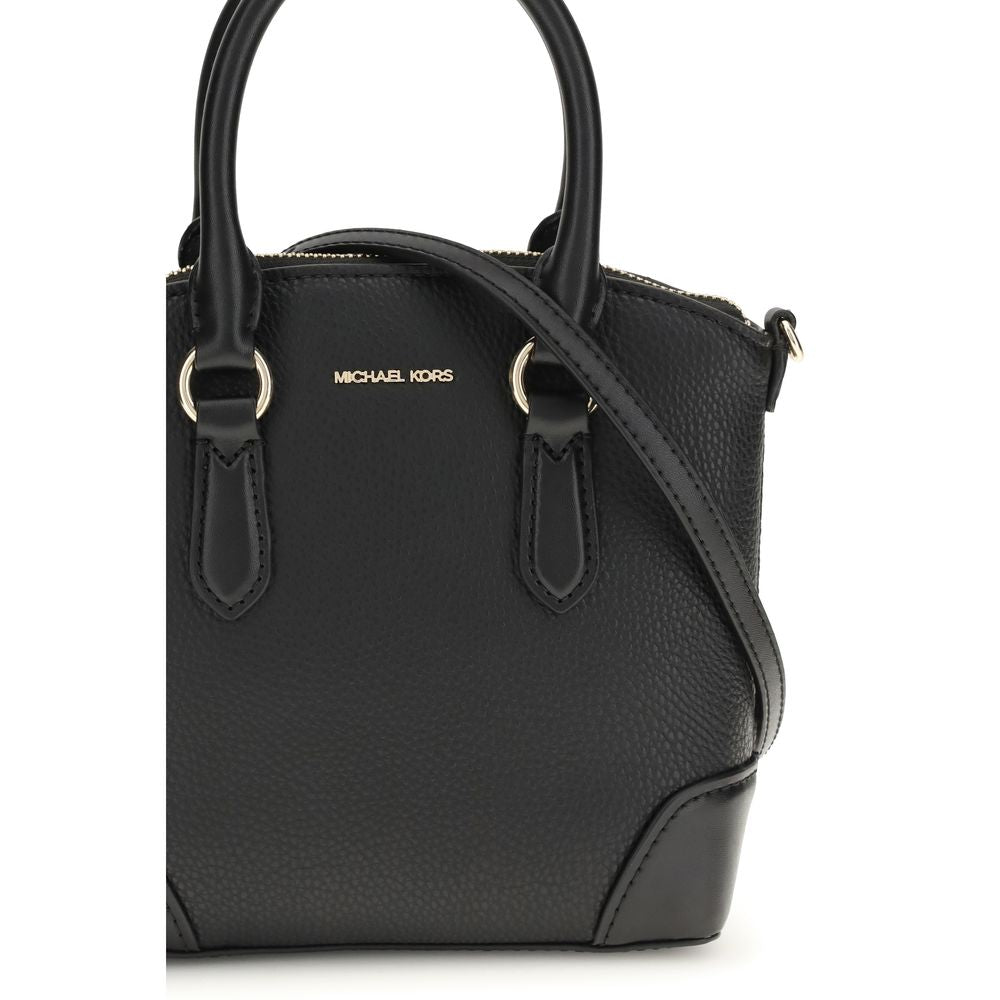 Michael Kors Black Calf Leather Bos Taurus Shoulder Bag