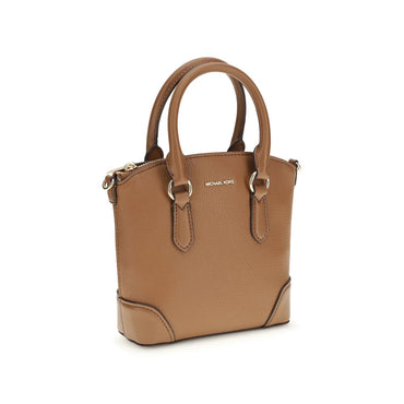 Michael Kors Beige Calf Leather Bos Taurus Shoulder Bag