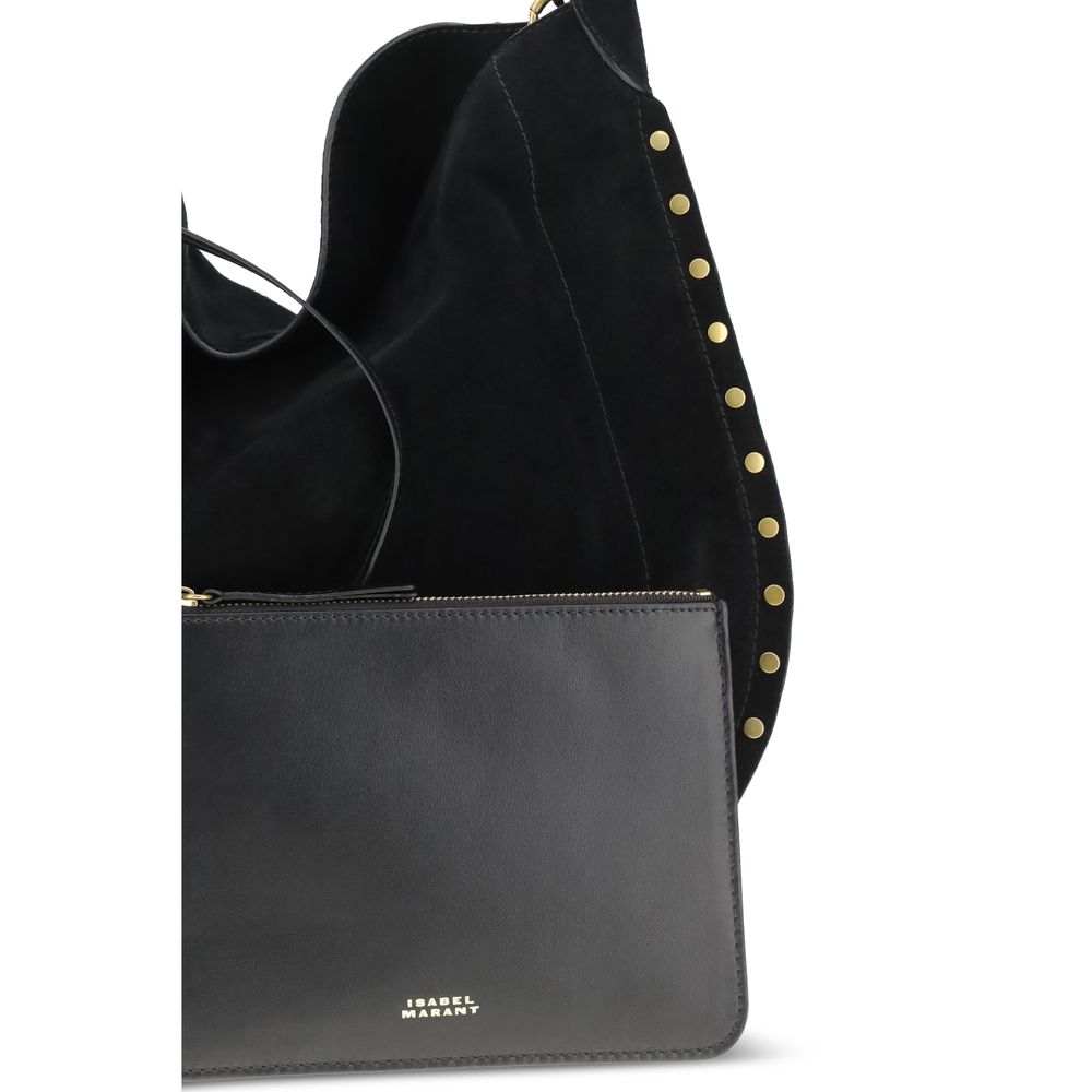 Isabel Marant Brown Calf Leather Shoulder Bag