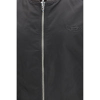 Diesel Brown Polyamide Sleveless Jacket
