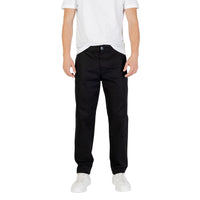 Armani Exchange Black Cotton Skinny Pants