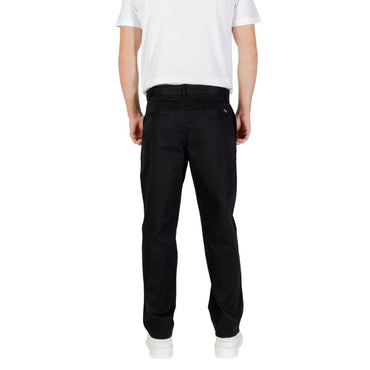 Armani Exchange Black Cotton Skinny Pants