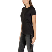 Armani Exchange Black Cotton T-Shirt