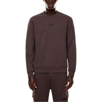 EA7 Emporio Armani Brown Cotton Sweatshirt