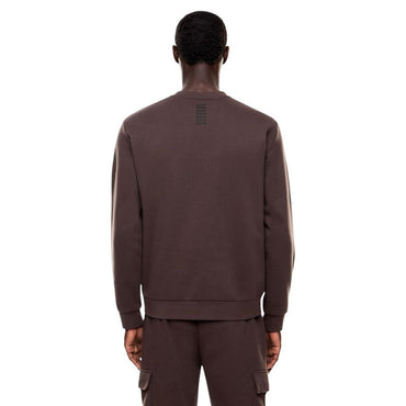 EA7 Emporio Armani Brown Cotton Sweatshirt