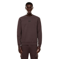 EA7 Emporio Armani Brown Cotton Sweatshirt