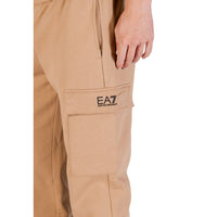 EA7 Emporio Armani Beige Cotton Joggers (Workout Pants)