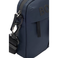 Hugo Boss Blue Polyester Messenger Bag