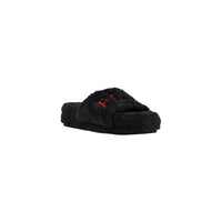 Ralph Lauren Black Textile Slippers