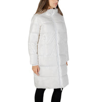 Armani Exchange White Polyamide Coat