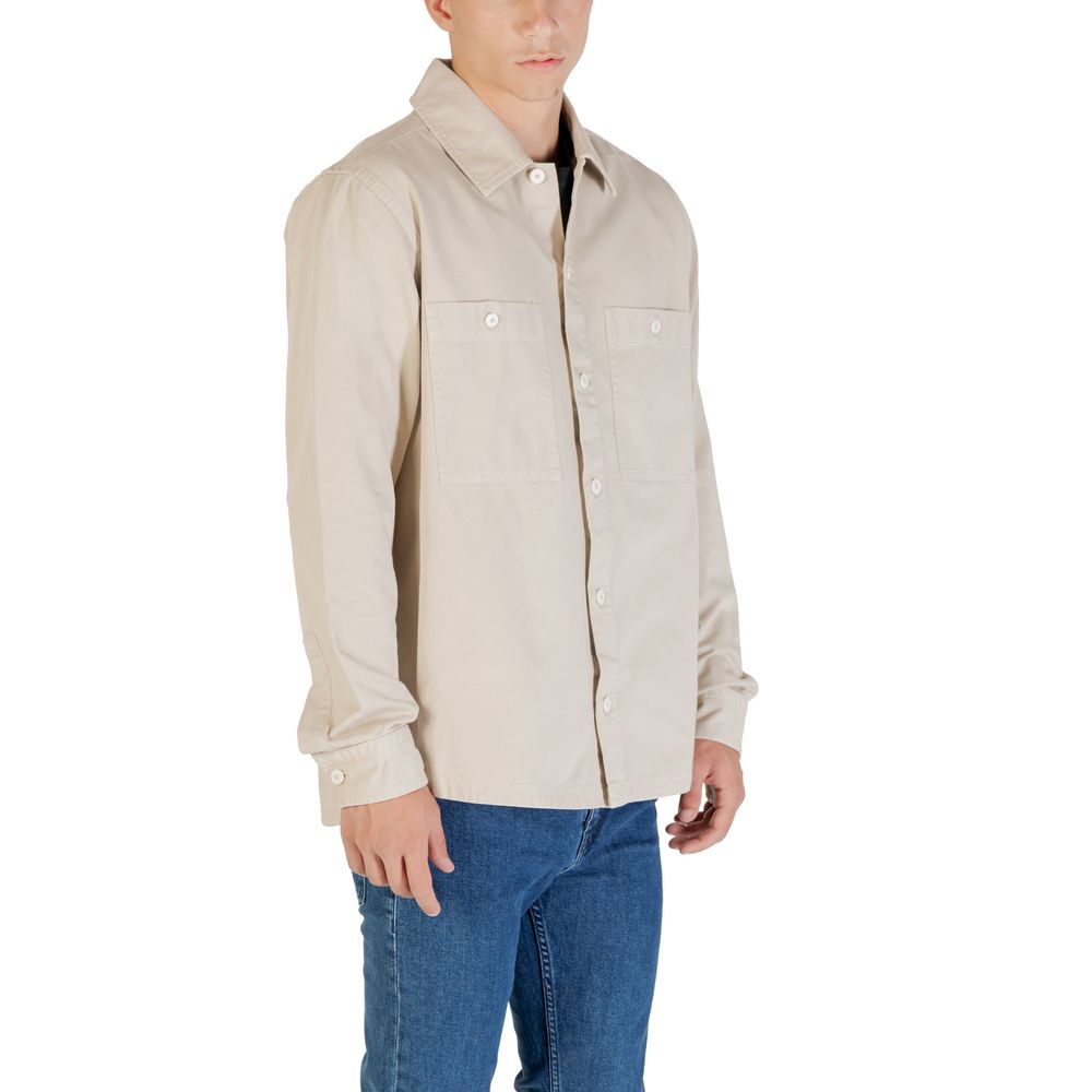 Hugo Boss Beige Polyester Shirt