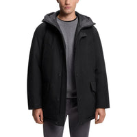 Hugo Boss Black Polyester Full-Length Jacket