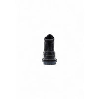 Timberland Black Leather Lace-Up Boots