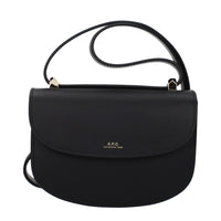 A.P.C. Black Leather Shoulder Bag