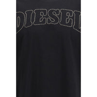 Diesel Black Cotton T-Shirt