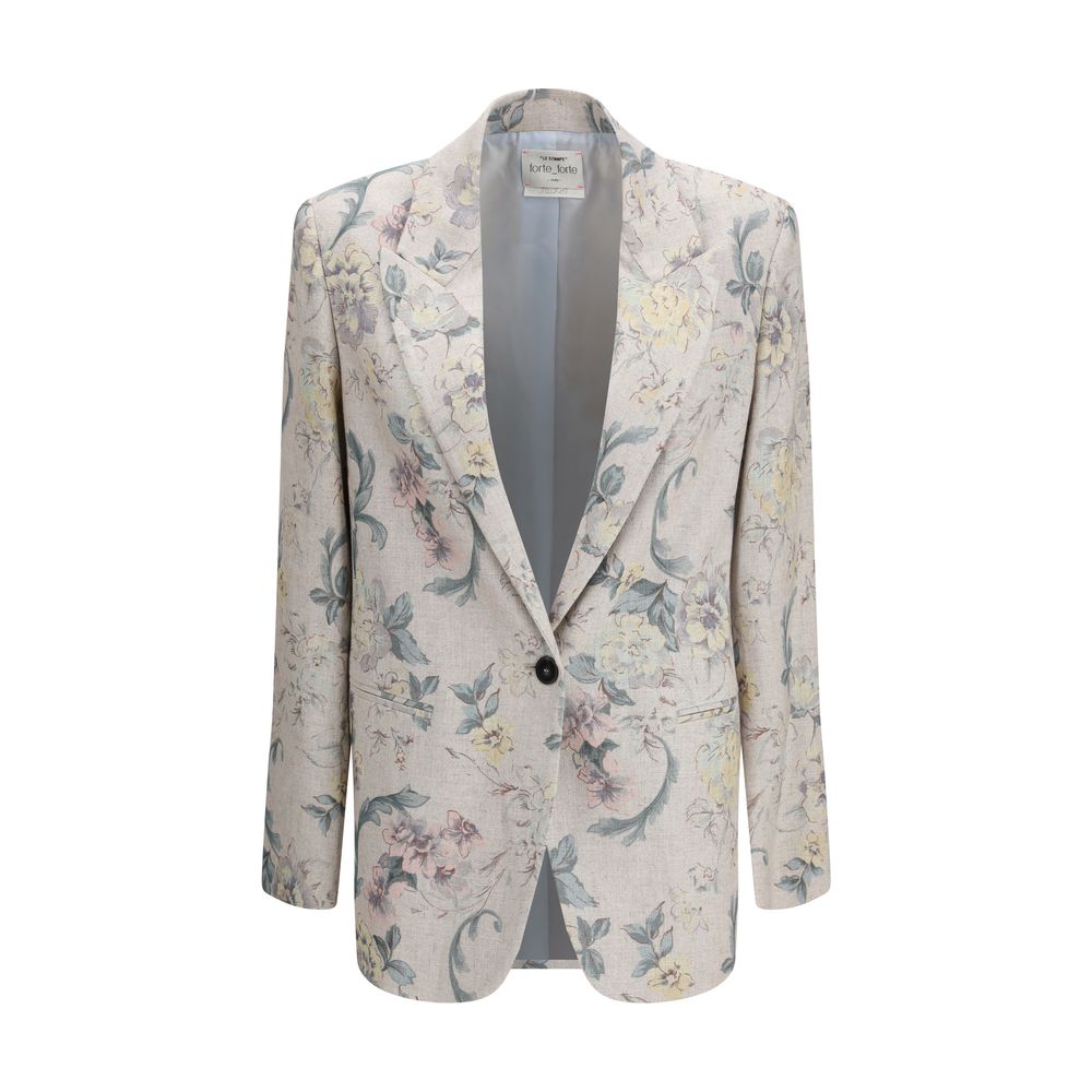 Forte_Forte Multicolor Viscose Coat