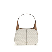 Michael Kors Beige Cotton Shoulder Bag