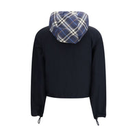 Burberry Blue Polyamide Full-Length Jacket