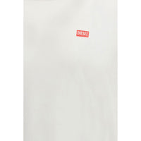 Diesel White Cotton T-Shirt