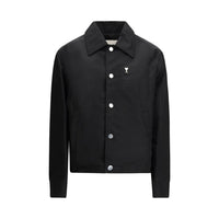 Ami Paris Black Polyamide Shell Jacket
