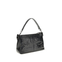 Balenciaga Black Lamb Ovis Aries Aries Shoulder Bag