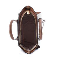 Michael Kors Beige Canvas Handbag