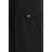 PINKO Black Cotton Cargo Pants