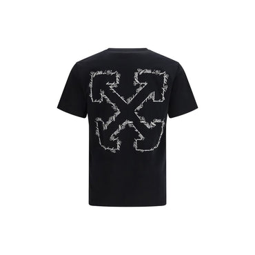 Off-White Black Cotton T-Shirt
