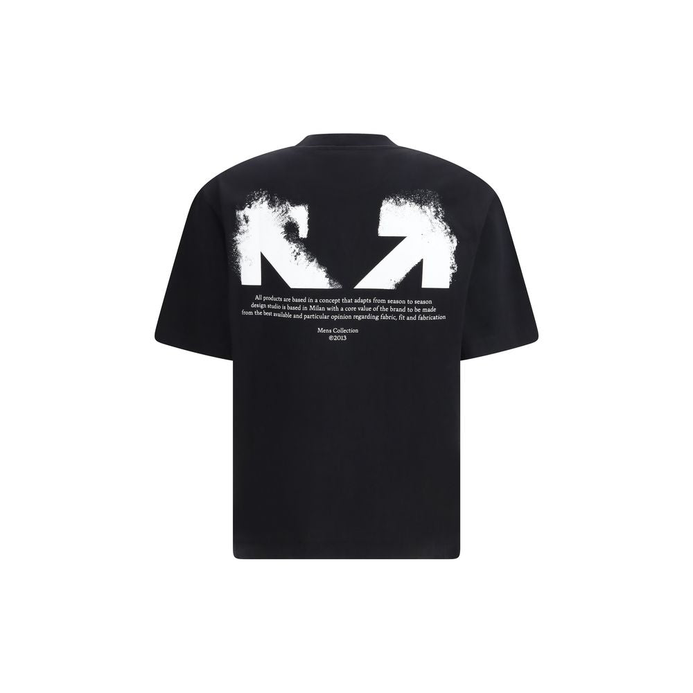 Off-White Black Cotton T-Shirt