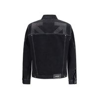 Off-White Black Cotton Denim Jacket