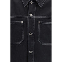 Off-White Black Cotton Denim Jacket