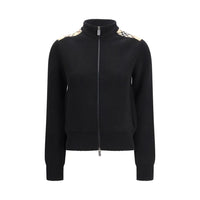 Burberry Black Wool Cardigan
