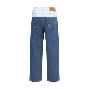 Marni Blue Cotton Jeans Denim